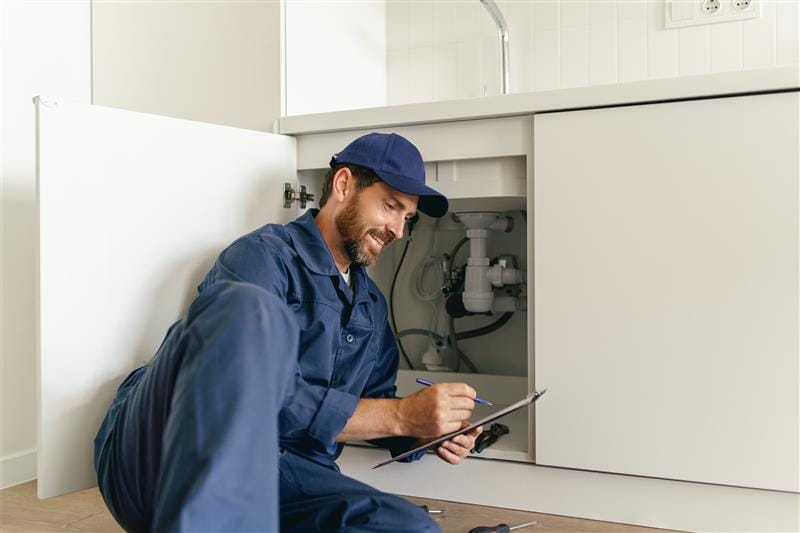 Residential plumber providing service in a Inglewood home